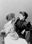 Free Picture of Anne Sullivan Seated With Helen Keller