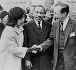 Free Picture of Martin Luther and Coretta King With Robert Wagner