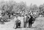 Free Picture of Booker T. Washington With a Group of People