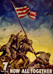 Free Picture of Raising the Flag at Iwo Jima