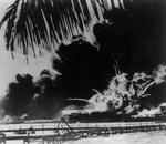 Free Picture of Explosion During the Attack on Pearl Harbor