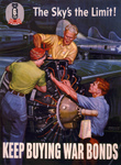 Free Picture of Riveters Working on a Plane Engine