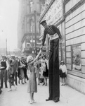 Free Picture of Ann Ludwig and Stilt Walker Harry M Hart