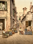 Free Picture of People in a Courtyard, Venice, Italy