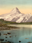 Free Picture of Bach Alps Lake and Schreckhorn