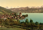 Free Picture of Oberhofen Village in Switzerland