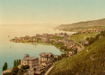 Free Picture of Lakefront Buildings, Montreux and Clarens, Switzerland