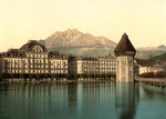 Free Picture of Kapellbrucke and Wasserturm in Switzerland