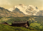 Free Picture of Wengen and Jungfrau Mountains, Switzerland