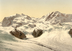 Free Picture of Monte Rosa and Gorner Glacier in Switzerland