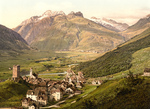 Free Picture of Village of Hospenthal Near Furka Pass, Switzerland