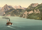 Free Picture of Boat on Lake Lucerne, Switzerland