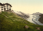 Free Picture of Belalp Hotel and Aletsch Glacier, Switzerland