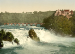 Free Picture of Rhine Falls and Laufen Castle, Switzerland
