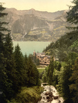 Free Picture of Hotel Giessbach and Brienz Lake, Switzerland