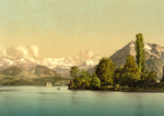 Free Picture of Boats on Lake Thun, Switzerland