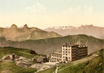 Free Picture of Railroad and Rochers de Naye Grand Hotel