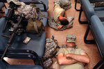 Free Picture of Army Soldiers Sleeping on teh Floor