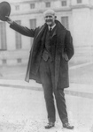 Free Picture of Eugene Victor Debs Waving His Hat