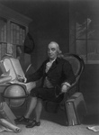 Free Picture of Benjamin Franklin With Globe and Compass