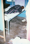 Free Picture of Lassa Fever Patient Resting in the Male Wing of Segbwema, Sierra Leone Clinic