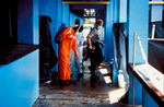 Free Picture of People Sanitizing a Clinic During the Kikwit, Zaire Ebola Outbreak in 1995