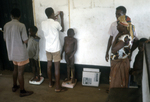 Free Picture of African Children Being Weighed On Scales