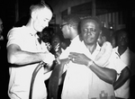 Free Picture of Togo Man Getting a Smallpox Vaccination