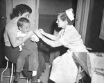 Free Picture of Child Receiving a Smallpox Vaccine - 1960’s