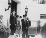 President and Mrs. Calvin Coolidge With Charles Lindbergh and His mother
