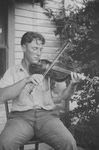 Wayne Perry Playing a Violin