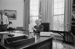 Jimmy Carter Working in the Oval Office