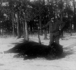 Man With Killed Buffalo