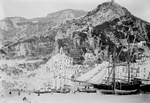 People and Ships on the Beach of Amalfi
