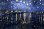 Picture of the Starry Night over the Rhone Painting by Van Gogh