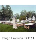 #41111 Stock Photo Of The Burial Stone Of Aaron Burr In Presidents Row In The Old Princeton Cemetery New Jersey