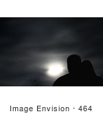 #464 Photograph of a Couple Looking at the Moon at Night by Jamie Voetsch